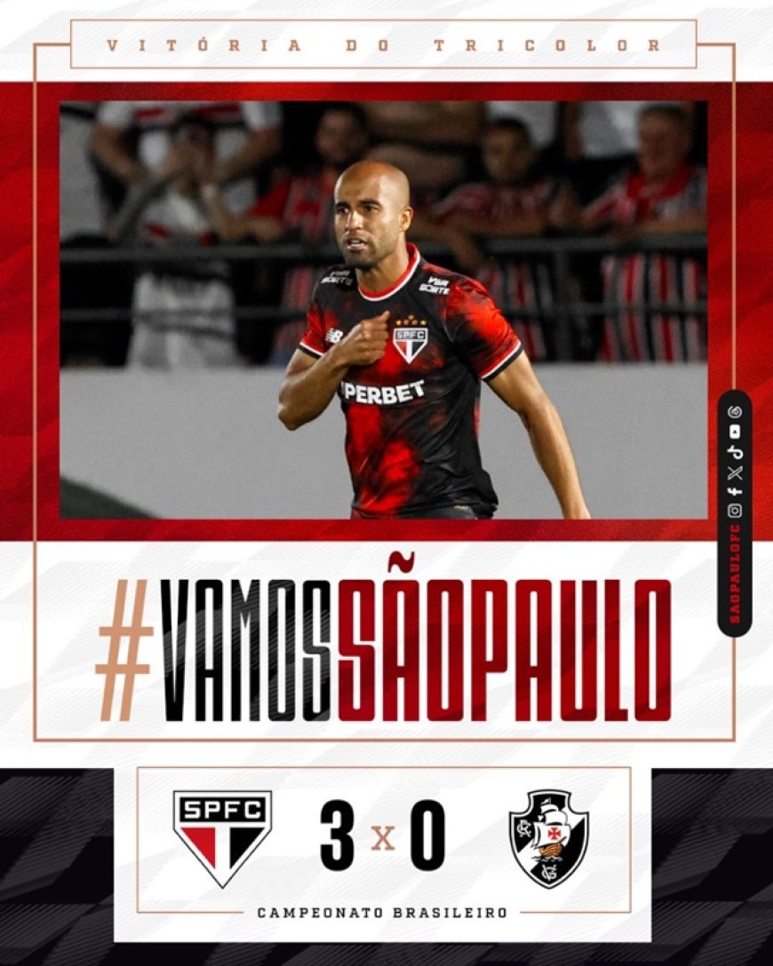 Opinião São Paulo 3 X 0 Vasco
