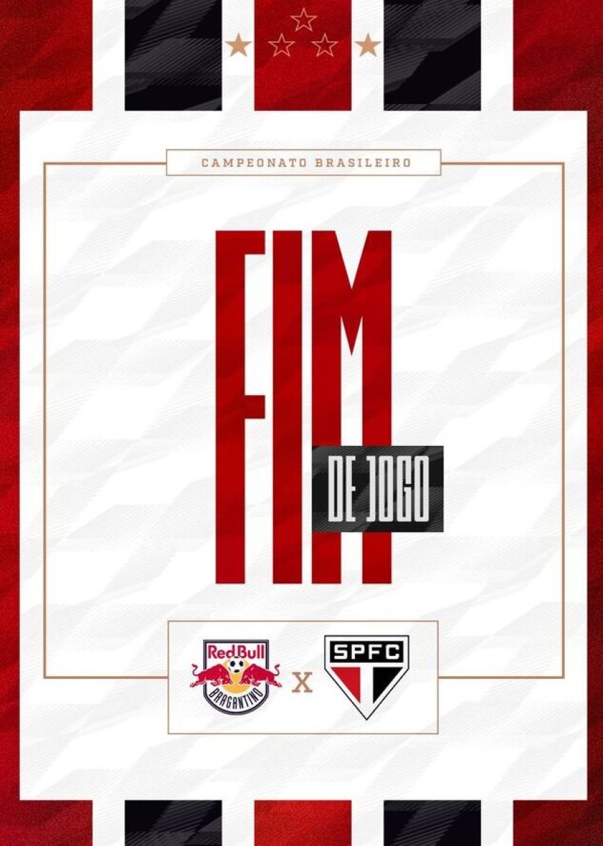 Empate sem brilho: Bragantino e São Paulo ficam no 1 a 1